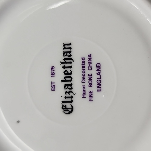 Lovely Vintage Elizabe Tea Cup and Saucer.  3rd anniversary edition silver inlay - Picture 3 of 7